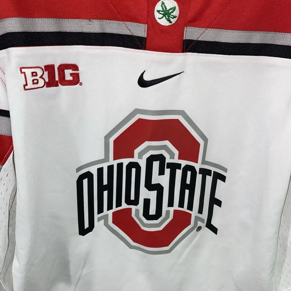 Nike Ohio State Buckeyes Hockey Jersey Youth Size Large